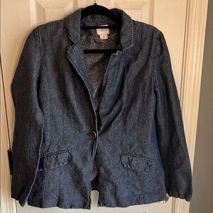 LOFT Blue Denim Blazer
